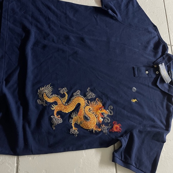 (Rare) Lunar New Year Dragon Mesh Polo Shirt - Polo Ralph Lauren - Picture 5 of 5